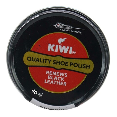 Kiwi Shoe Polish Black 40ml - Back To School
